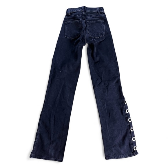 Revice Black High Rise Buckle Jeans - Picture 2 of 3